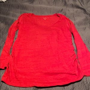Long sleeved maternity shirt